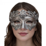 Greek-Venetian Masquerade Eyemask - Silver