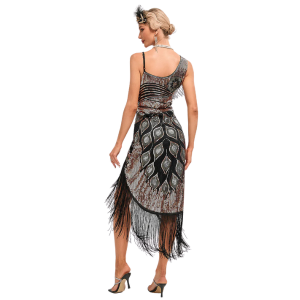 Flapper Noir Charleston Spark Dress