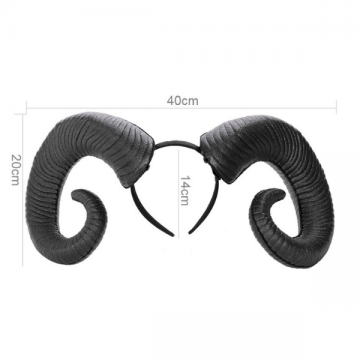 Demonic Ram Horn Headpiece