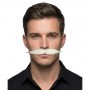 White Handle Bar Moustache