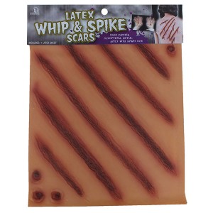 Whip and spike scars latex sheet