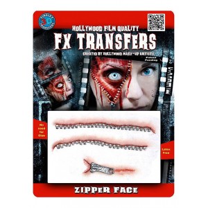 Zipper face FX transfers